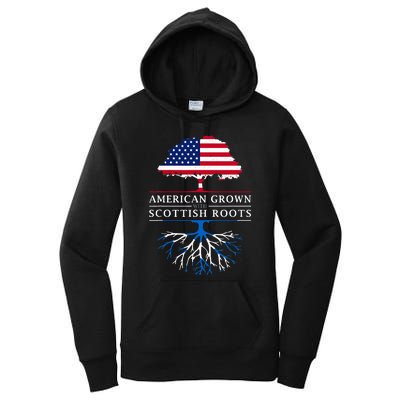 American Grown With Scottish Roots Scotland Women's Pullover Hoodie