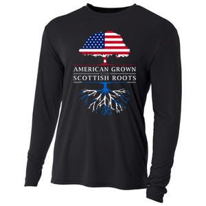 American Grown With Scottish Roots Scotland Cooling Performance Long Sleeve Crew