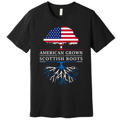 American Grown With Scottish Roots Scotland Premium T-Shirt