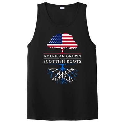 American Grown With Scottish Roots Scotland PosiCharge Competitor Tank