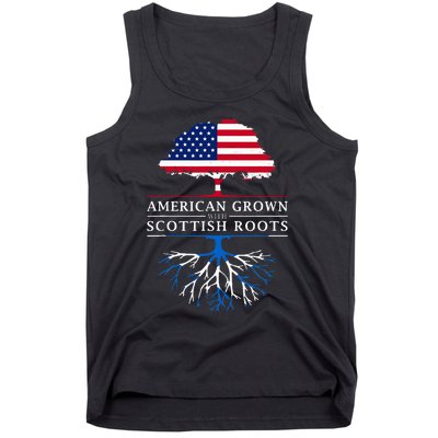 American Grown With Scottish Roots Scotland Tank Top