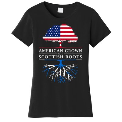 American Grown With Scottish Roots Scotland Women's T-Shirt