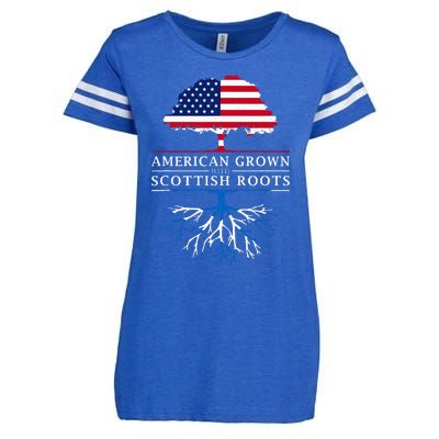 American Grown With Scottish Roots Scotland Enza Ladies Jersey Football T-Shirt