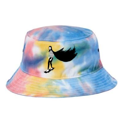 A Girl Walks Home Alone At Night Tie Dye Newport Bucket Hat