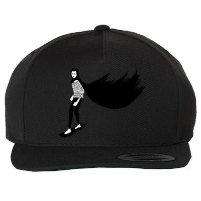 A Girl Walks Home Alone At Night Wool Snapback Cap