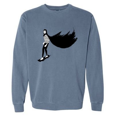 A Girl Walks Home Alone At Night Garment-Dyed Sweatshirt