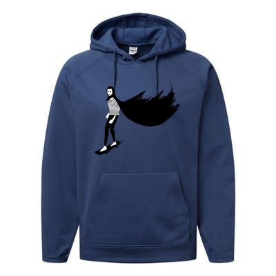 A Girl Walks Home Alone At Night Performance Fleece Hoodie