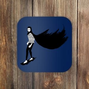 A Girl Walks Home Alone At Night Coaster