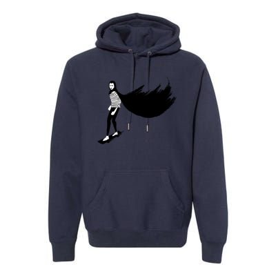 A Girl Walks Home Alone At Night Premium Hoodie