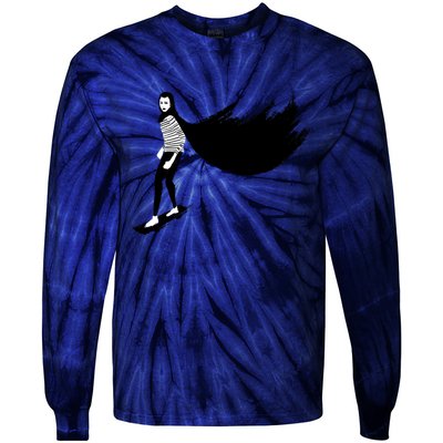 A Girl Walks Home Alone At Night Tie-Dye Long Sleeve Shirt