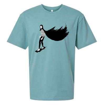 A Girl Walks Home Alone At Night Sueded Cloud Jersey T-Shirt