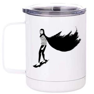 A Girl Walks Home Alone At Night 12 oz Stainless Steel Tumbler Cup