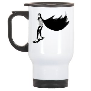 A Girl Walks Home Alone At Night Stainless Steel Travel Mug