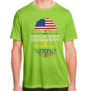 American Grown With Colombian Roots Cute Gift Colombia Gift Adult ChromaSoft Performance T-Shirt