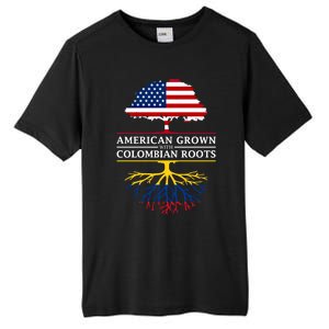 American Grown With Colombian Roots Cute Gift Colombia Gift Tall Fusion ChromaSoft Performance T-Shirt