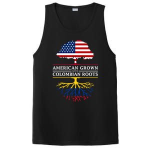 American Grown With Colombian Roots Cute Gift Colombia Gift PosiCharge Competitor Tank