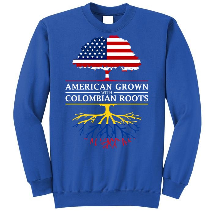 American Grown With Colombian Roots Cute Gift Colombia Gift Sweatshirt