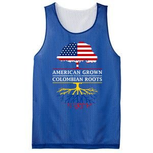 American Grown With Colombian Roots Cute Gift Colombia Gift Mesh Reversible Basketball Jersey Tank