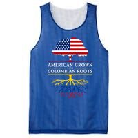 American Grown With Colombian Roots Cute Gift Colombia Gift Mesh Reversible Basketball Jersey Tank