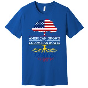 American Grown With Colombian Roots Cute Gift Colombia Gift Premium T-Shirt