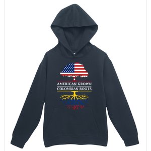 American Grown With Colombian Roots Cute Gift Colombia Gift Urban Pullover Hoodie