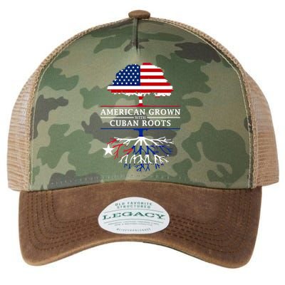 American Grown With Cuban Roots Cute Gift Cuba Gift Legacy Tie Dye Trucker Hat