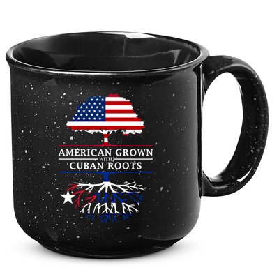 American Grown With Cuban Roots Cute Gift Cuba Gift 15oz Campfire Ceramic Mug