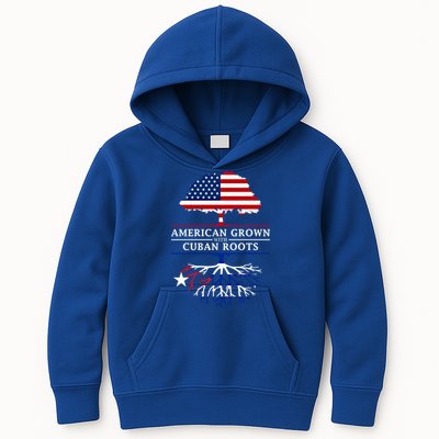 American Grown With Cuban Roots Cute Gift Cuba Gift Kids Hoodie