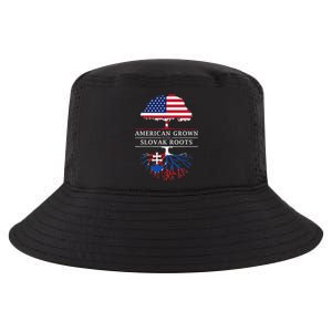 American Grown With Slovak Roots Slovakia Cool Comfort Performance Bucket Hat