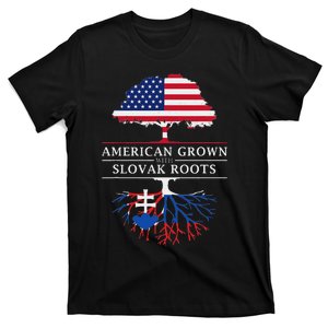 American Grown With Slovak Roots Slovakia T-Shirt