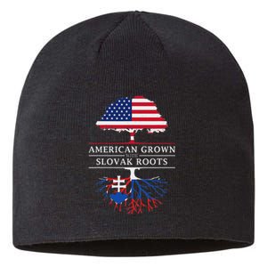 American Grown With Slovak Roots Slovakia Sustainable Beanie