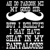 Ah Pardon Me My Good Sir I Believe I May Have Shat My Pantaloons Flexfit Unipanel Trucker Cap