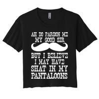 Ah Pardon Me My Good Sir I Believe I May Have Shat My Pantaloons Crop Top