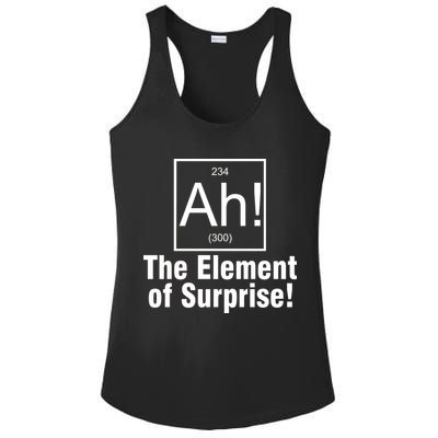 Ah! The Element Of Surprise Ladies PosiCharge Competitor Racerback Tank