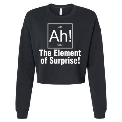 Ah! The Element Of Surprise Cropped Pullover Crew