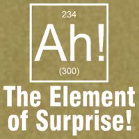 Ah! The Element Of Surprise Garment-Dyed Women's Muscle Tee