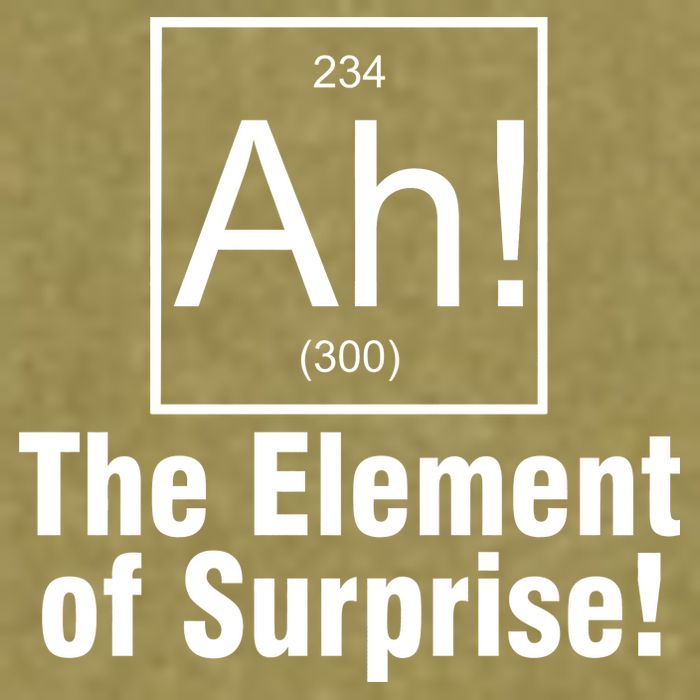 Ah! The Element Of Surprise Garment-Dyed Women's Muscle Tee