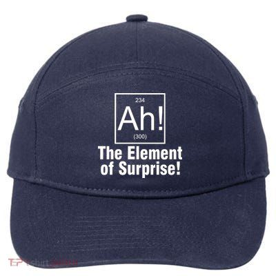Ah! The Element Of Surprise 7-Panel Snapback Hat