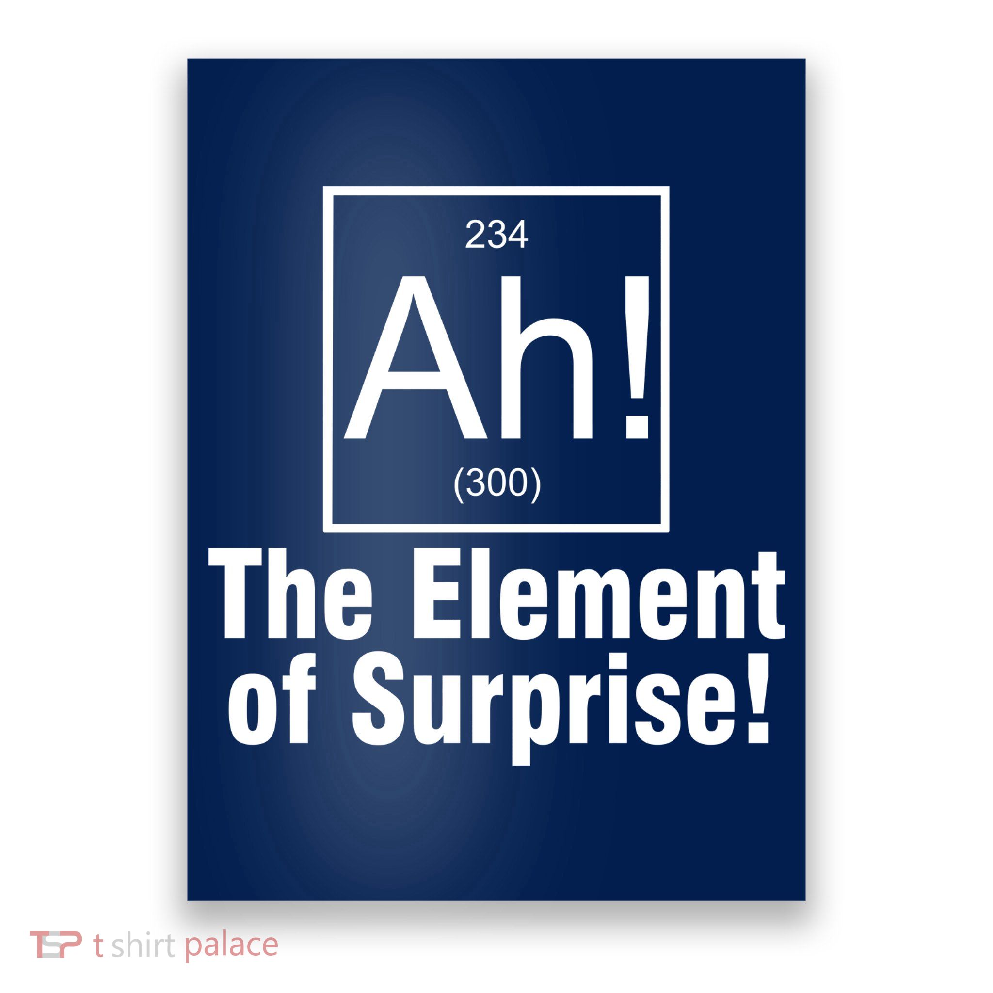 Ah! The Element Of Surprise Poster