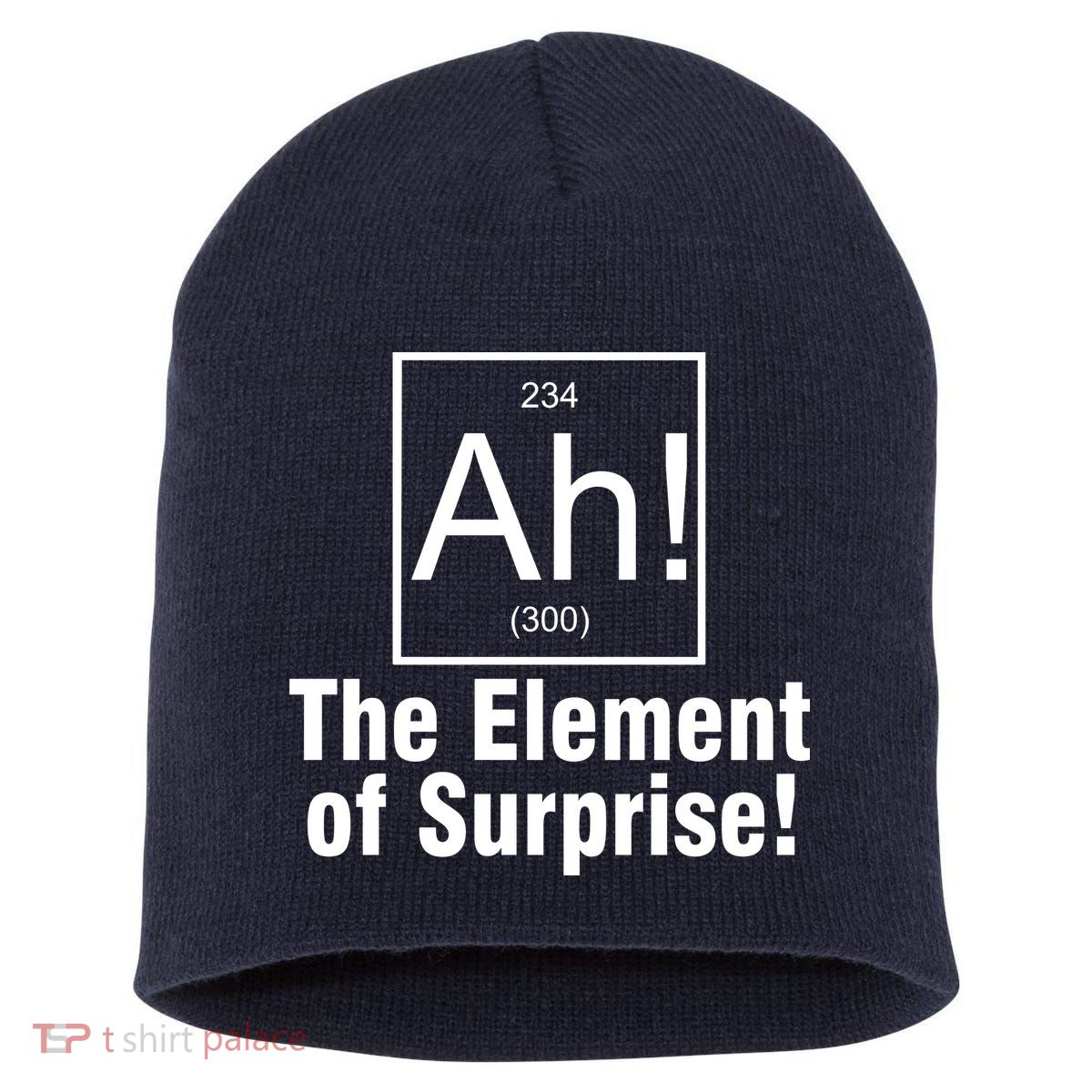 Ah! The Element Of Surprise Short Acrylic Beanie