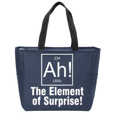 Ah! The Element Of Surprise Zip Tote Bag