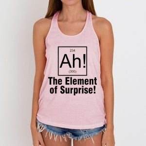 Ah! The Element Of Surprise Women's Knotted Racerback Tank