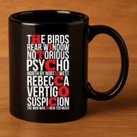 Alfred Hitchcock (1) 11oz C Handle Ceramic Mug