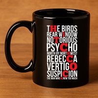 Alfred Hitchcock (1) 11oz C Handle Ceramic Mug