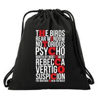 Alfred Hitchcock (1) Drawstring Bag