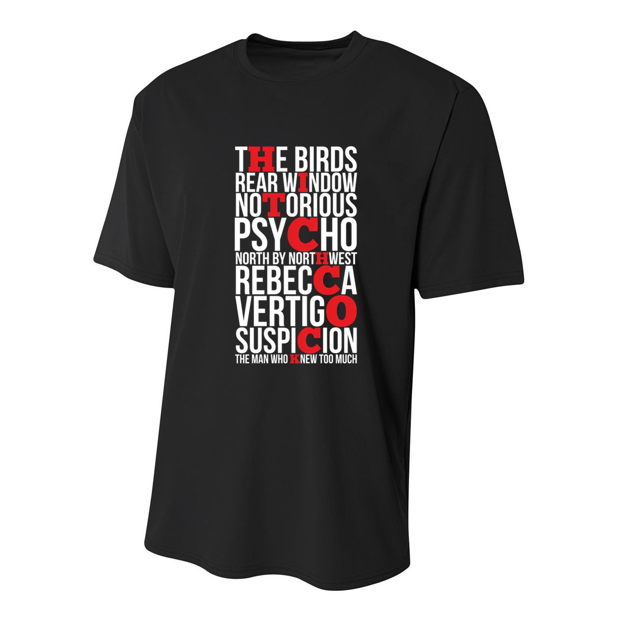 Alfred Hitchcock (1) Youth Performance Sprint T-Shirt
