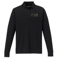 Aint Hard 2 Find Performance Long Sleeve Polo