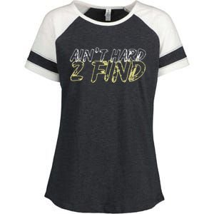 Aint Hard 2 Find Enza Ladies Jersey Colorblock Tee