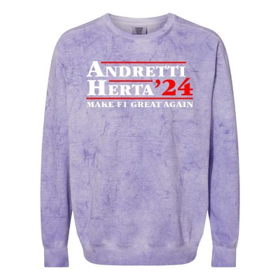 Andretti Herta 2024 Funny Indy Racing Colorblast Crewneck Sweatshirt