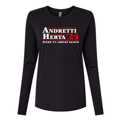 Andretti Herta 2024 Funny Indy Racing Womens Cotton Relaxed Long Sleeve T-Shirt